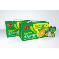 皇人 金桔檸檬風味飲料 160mlX24盒/件
